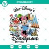 Vintage Minnie Mouse Disneyland SVG | Est. 1955 Retro Cut Files 2