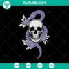 Vintage skull snake rose Halloween SVG with scary elements for Halloween decoration.