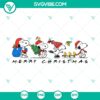 Vintage Snoopy Merry Christmas SVG | Classic Peanuts Cut Files 3