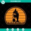 Vintage Witch Halloween Design SVG with scary elements, perfect for Oct 31. Great for Halloween crafting projects.