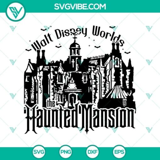 walt disney worlds haunted mansion svg horror svg scary svg halloween svg