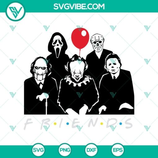 we are friends svg horror svg halloween svg