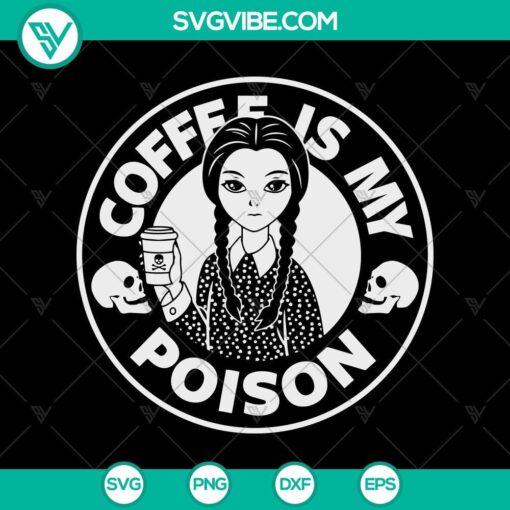 wednesday addams svg horror characters svg halloween svg