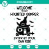 Welcome Haunted Camper SVG, Halloween Bucket SVG, Camping SVG, Haunted House SVG 2