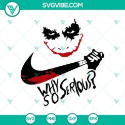 Nike Joker knife design SVG perfect for Halloween.