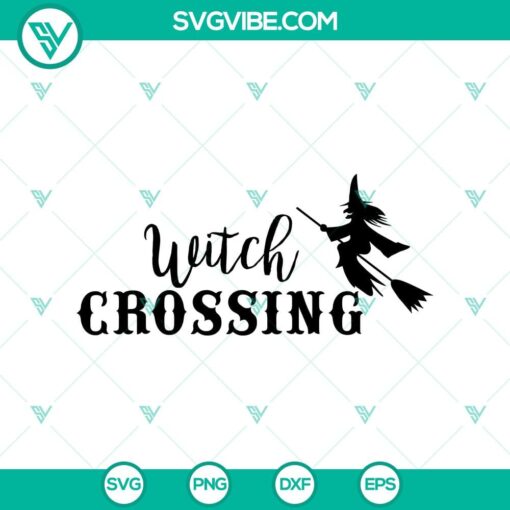 witch crossing svg halloween svg scary svg oct 31 svg