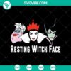 Spooky Witch Face SVG for Halloween, featuring a scary design perfect for crafting.