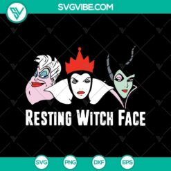 Witch Face SVG, Scary SVG, Halloween SVG