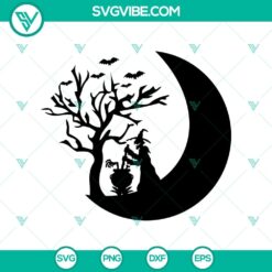 Witch Make A Poison In Moon SVG, Halloween SVG, Horror SVG