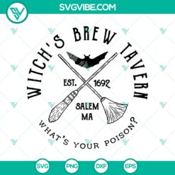 Halloween, SVG Files, Witch’s Brew Tavern SVG, Witches SVG, Halloween SVG 2