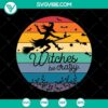 Witches Be Crazy Halloween Vintage SVG with Trick or Treat and Halloween Mom design for Halloween crafting projects.