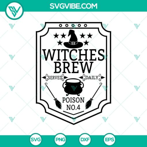 witches brew served daily poison svg halloween scary svg halloween svg