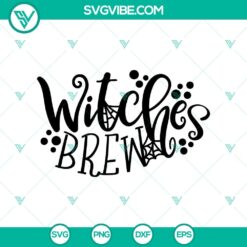 Spooky Witches Brew Halloween SVG for crafting, featuring a scary design in digital format. Great for Halloween projects.