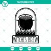 Witches Brew Halloween SVG design with scary, horror elements for digital use.