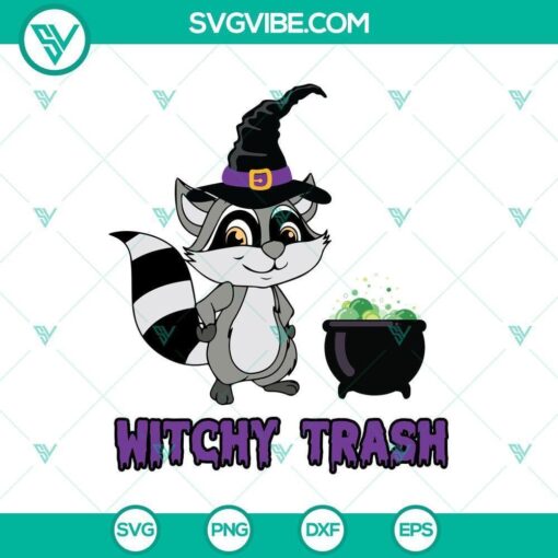 witchy trash raccoon halloween witch svg horror svg halloween svg scary svg