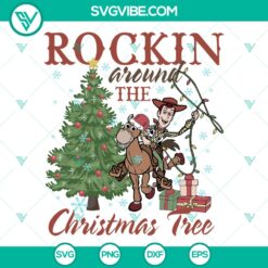 Woody Toy Story Christmas Tree SVG | Disney Holiday Cut Files