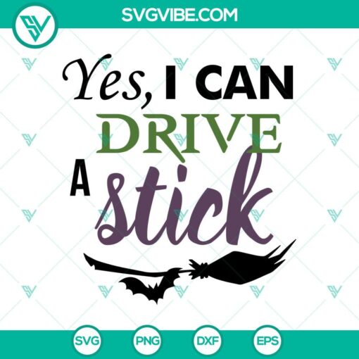 yes i can drive a stick svg halloween svg scary svg oct 31 svg