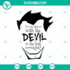 Joker SVG design inspired by DC Comics, featuring the quote "You ever danced with the devil in the pale moonlight."