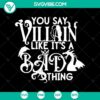 Villain witch Halloween SVG design, perfect for spooky projects.