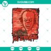 Pennywise SVG with horror characters in You'll Float Too design, perfect for Halloween crafts.