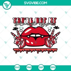 You’re Not My Blood Type SVG, Devil Halloween SVG, Vampire SVG