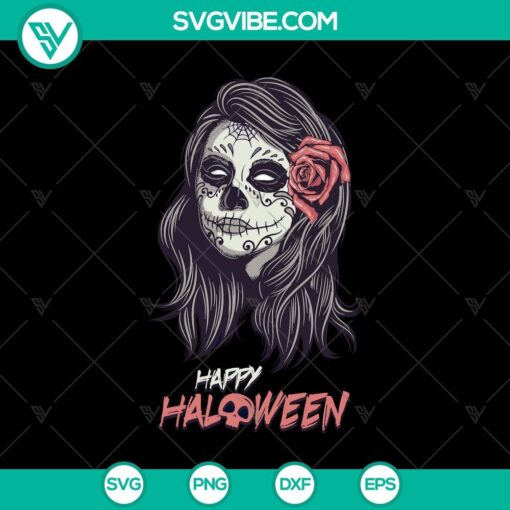 zombie girl happy halloween svg spooky halloween svg beautiful zombie girl svg